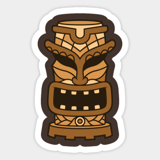 Tiki Head Sticker